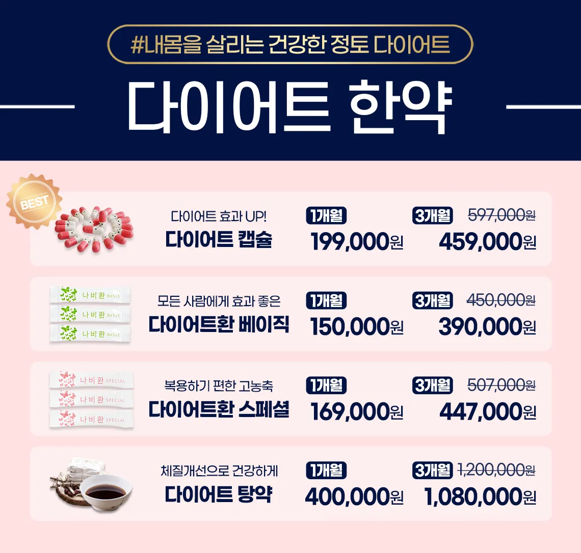 정토한의원 다이어트 안내