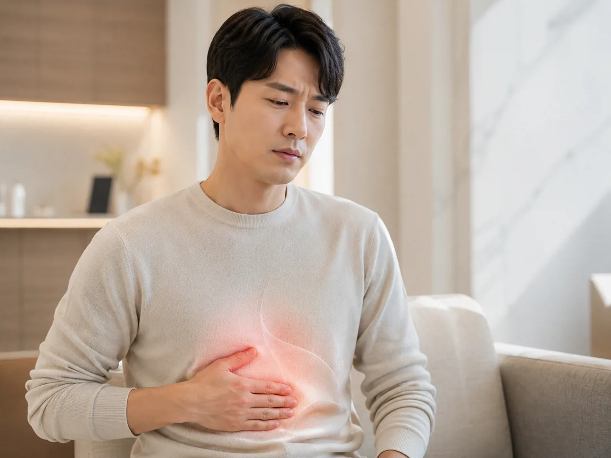 담적증후군이란? 내시경 정상인데도 명치가 답답하고 더부룩한 이유