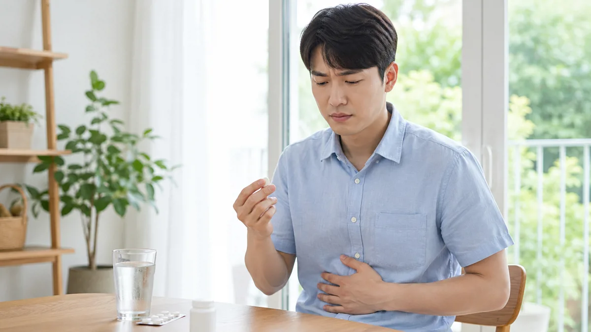 체한 줄 알고 소화제만 드셨나요? '배'를 눌러보면 장염과 체기가 다르게 보입니다