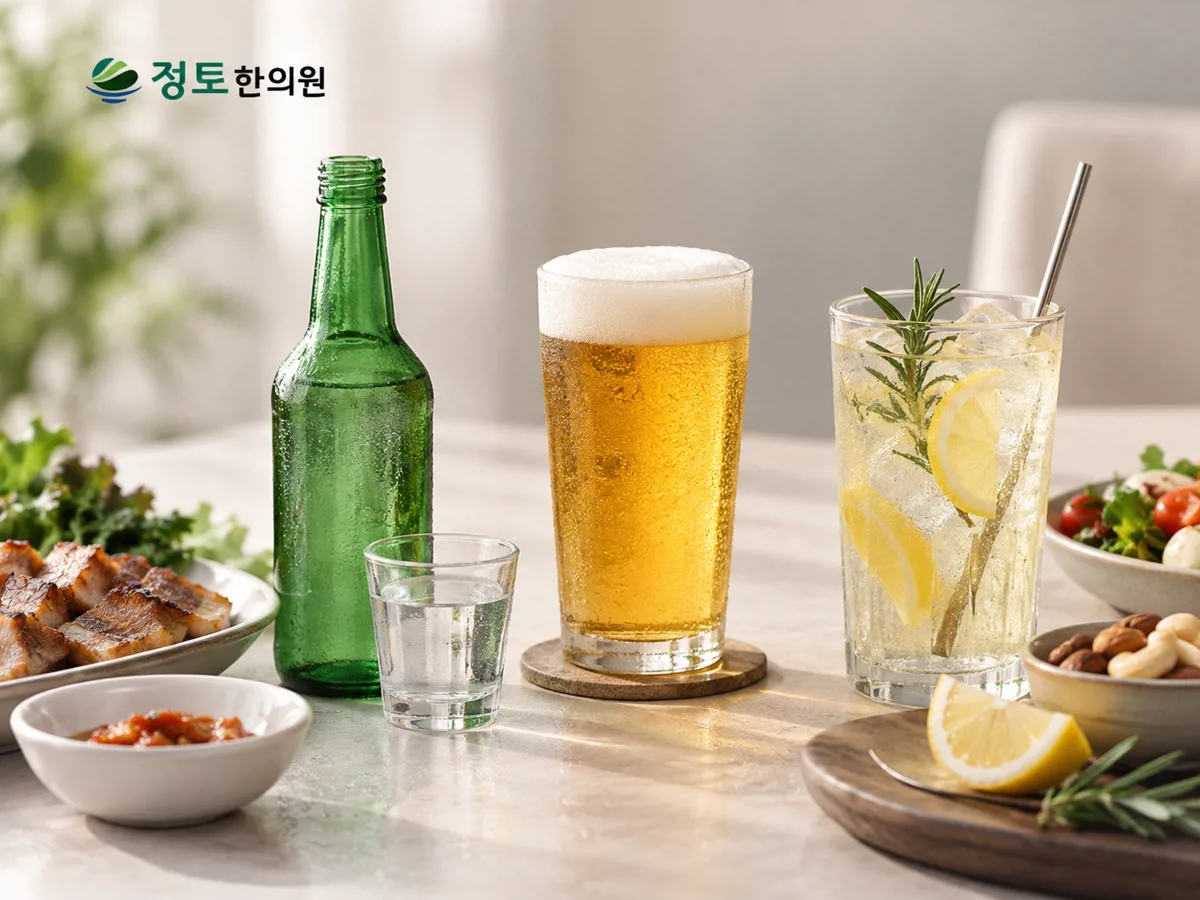 경주 다이어트 한약 다이어트 중 술 소주·맥주·하이볼 덜 부담되는건?