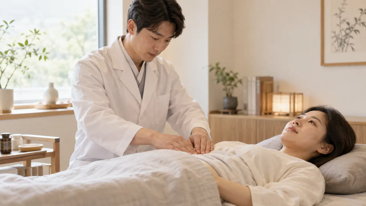 명치가 딱딱하고 배가 뭉친 느낌, 근육일까? 담적 진료에서 복진을 보는 이유