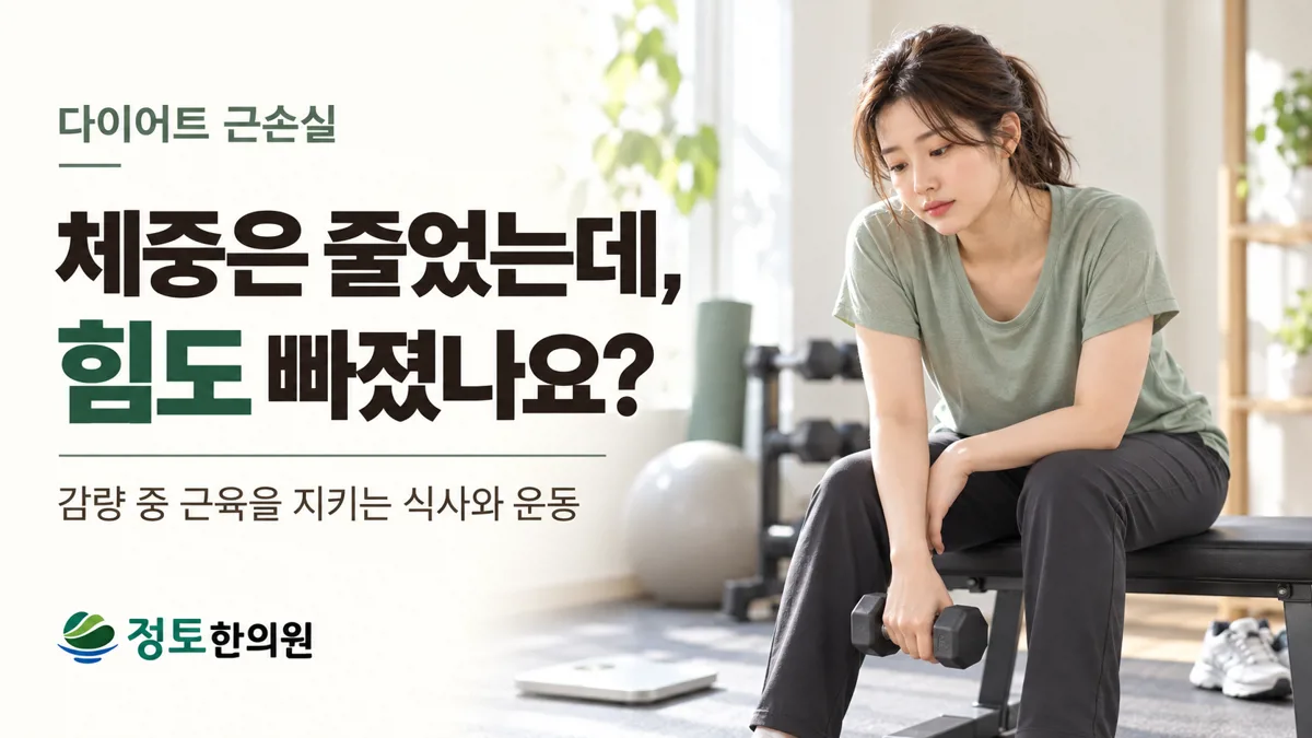 다이어트 근손실 체중은 줄었는데 운동이 더 힘들어졌다면